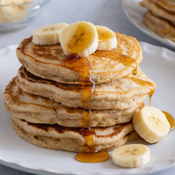 Banana Oat Pancakes