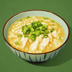 80/20: Rice Cooker Chicken Congee