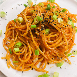 Gochujang Buttered Noodles - Vegan