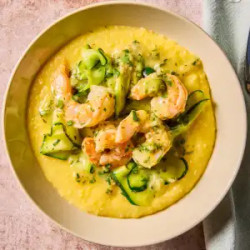 Creamy Polenta With Shrimp And Zucchini