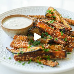 Palitos Crocantes De Berinjela (forno E Airfryer)
