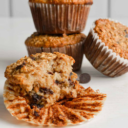 Banana Oatmeal Chocolate Chip Muffins