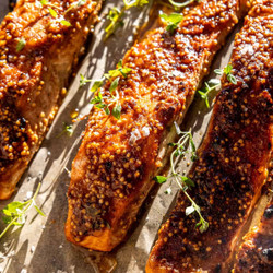 20 Minute Honey Mustard Salmon