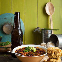 Meat Beany Chili &amp; Corn Muffins - Video