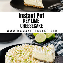 Instant Pot Key-lime Cheesecake