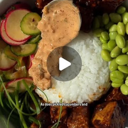 Spicy Kimchi Tofu Bowls