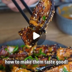 Miso Glazed Eggplant