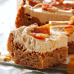 Peanut Butter &amp; Bacon Blondies