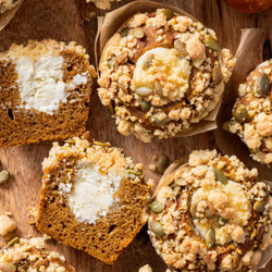 Gluten Free Pumpkin Cream Cheese Muffins
