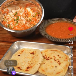 Pupusas With Salsa And Curtido Salad