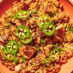 Black Pepper-garlic Chicken Fried Rice