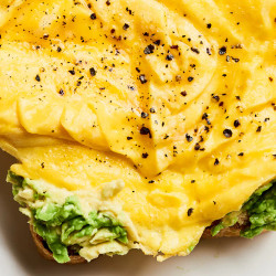 Creamy, Custardy Folded Eggs