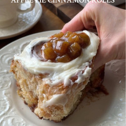 Homemade Apple Pie Cinnamon Rolls