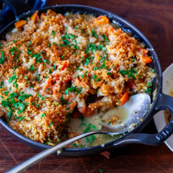 Crunchy Brown Butter Baked Carrots