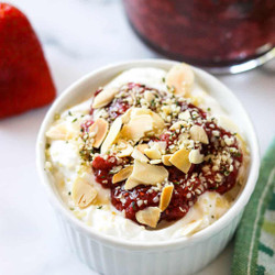 Strawberry Chia Jam Yogurt Bowl