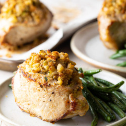 Apple Baked Stuffed Pork Chops Recipe
