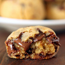 The Original Peanut Butter Chocolate Chip Cookie Dough Bites Recipe (aka Chickpea Cookies) - Texanerin Baking