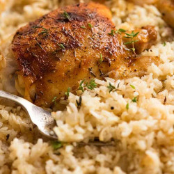 Oven Baked Chicken And Rice