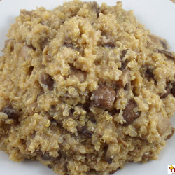 Creamy Mushroom Quinoa Risotto
