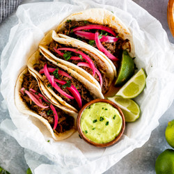 Honey Chipotle Shredded Beef Tacos