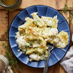 Cheesy Baked Tortellini Alfredo