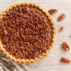 Cinnamon Whiskey Pecan Pie