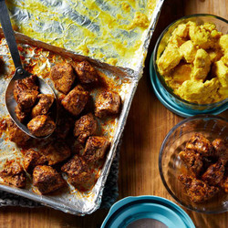 Meal-prep Curried Chicken &amp; Chili-lime Chicken