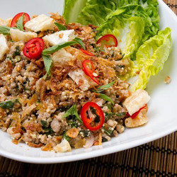 Pork Larb (thai Salad With Pork, Herbs, Chile, And Toasted Rice Powder) Recipe