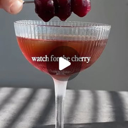 Sleepy Cherry Manhattan Mocktail
