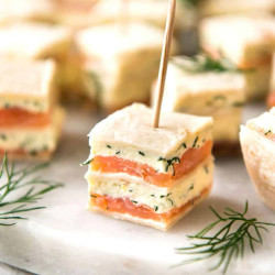 Smoked Salmon Bites (appetizer)