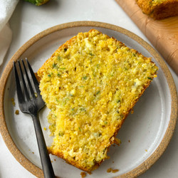 Savory Zucchini Cornbread Loaf (gluten Free)