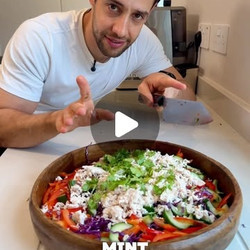 High Protein Asian Chicken Salad