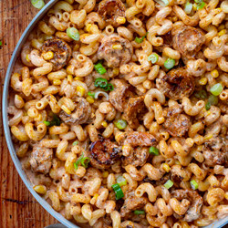 Blackened Shrimp Cavatappi