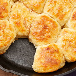 Skillet Biscuits With Cinnamon-honey Butter