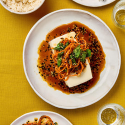 Clementine And Sesame Seed Silken Tofu vego