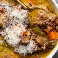 Sausage Wild Rice Stew