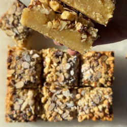 Almond Croissant Bars With Nutty Crumble