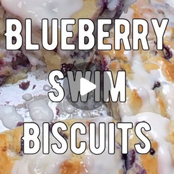 Blueberry Swim Biscuits
