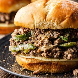 Ground Beef Cheesesteak