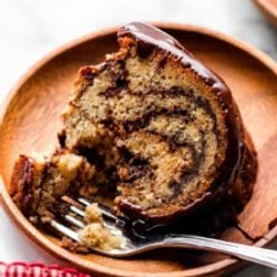 Chocolate Marble Banana Bundt Cake