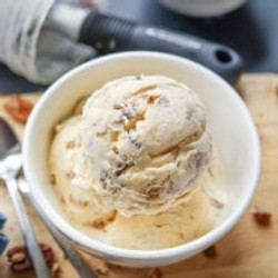 Keto Butter Pecan Ice Cream  | The Best Sugar Free Ice Cream Recipe
