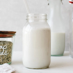 How To Make Hemp Milk (2-ingredients)