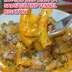 One-pot Sausage And Fennel Rigatoni
