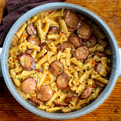 One Pot Spicy Sausage Pasta