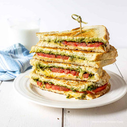 Pesto Grilled Cheese