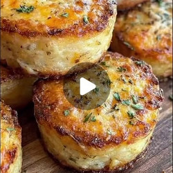 Cheesy Mashed Potato Puffs