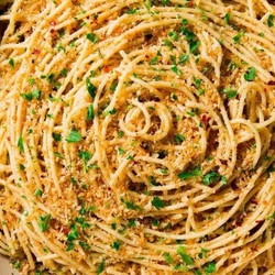 Garlicky Spaghetti