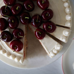 Homemade Cherry Chip Cake