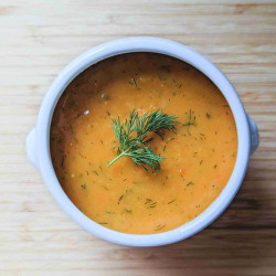 Lemony Carrot Soup With Dill