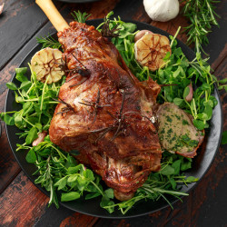 Slow Cooked Greek Leg Of Lamb
